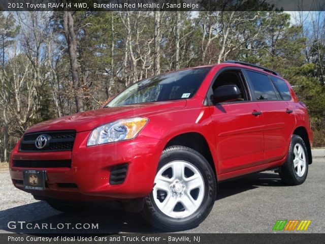 2012 Toyota RAV4 I4 4WD in Barcelona Red Metallic