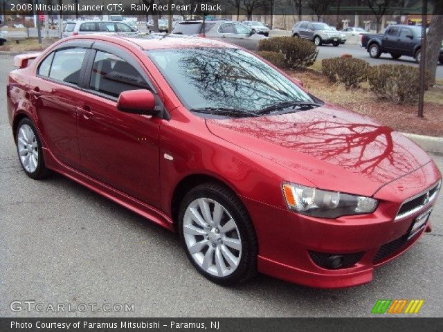 2008 Mitsubishi Lancer GTS in Rally Red Pearl