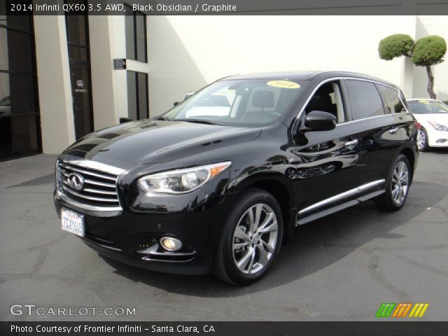 2014 Infiniti QX60 3.5 AWD in Black Obsidian