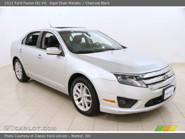 2012 Ford Fusion SEL V6 in Ingot Silver Metallic