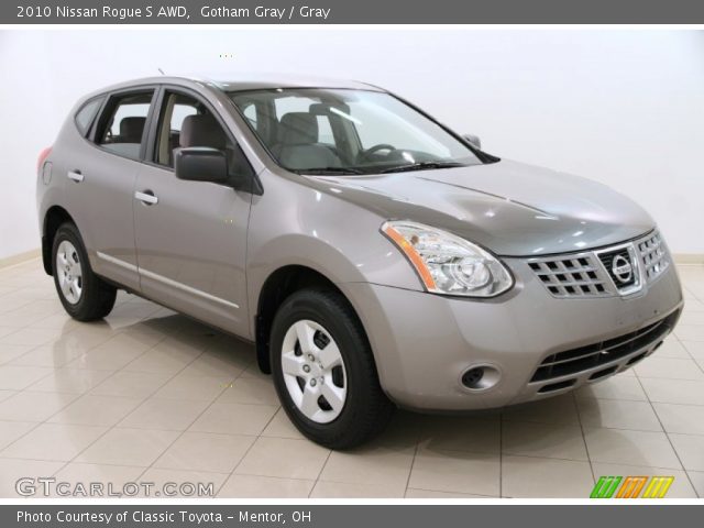 2010 Nissan Rogue S AWD in Gotham Gray