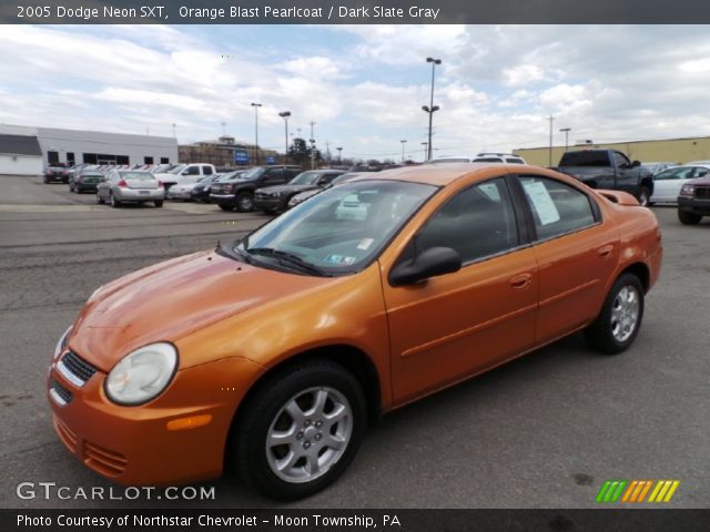2005 Dodge Neon SXT in Orange Blast Pearlcoat