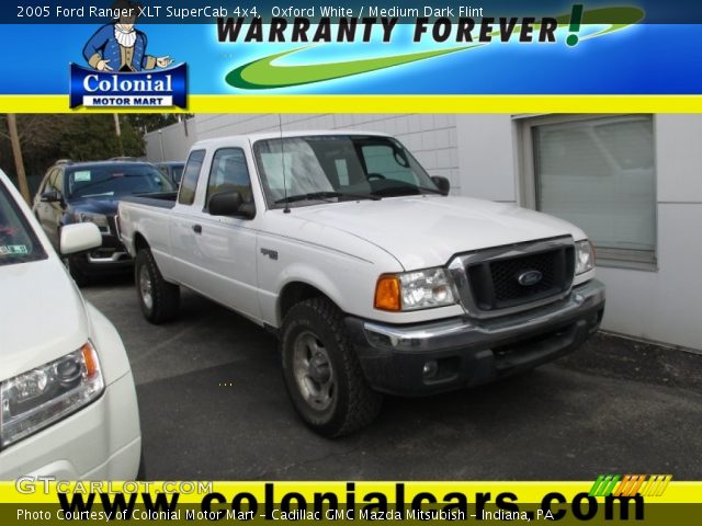 2005 Ford Ranger XLT SuperCab 4x4 in Oxford White