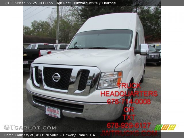 2012 Nissan NV 2500 HD SV High Roof in Blizzard White