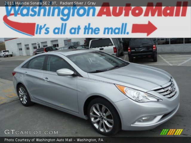 2011 Hyundai Sonata SE 2.0T in Radiant Silver