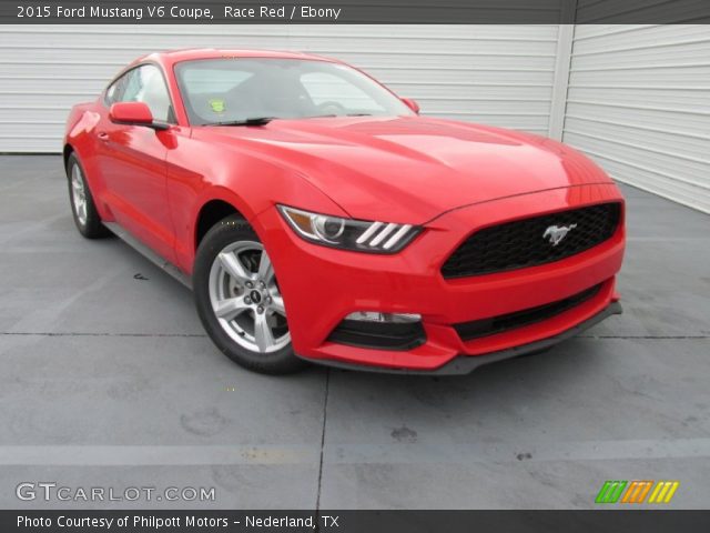 2015 Ford Mustang V6 Coupe in Race Red
