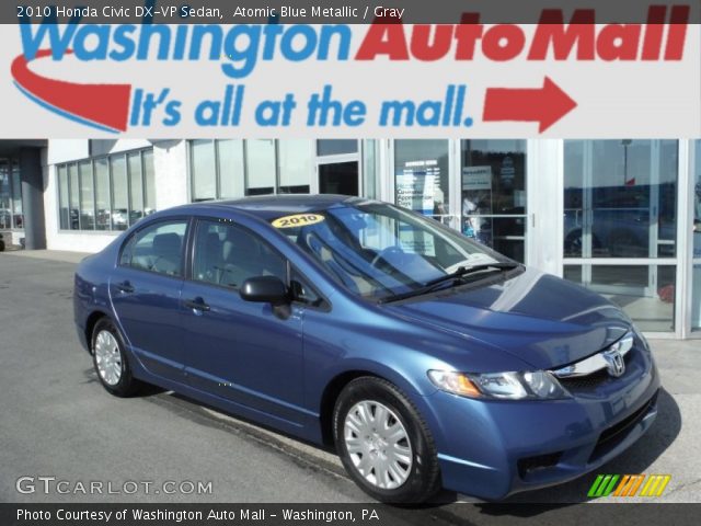 2010 Honda Civic DX-VP Sedan in Atomic Blue Metallic