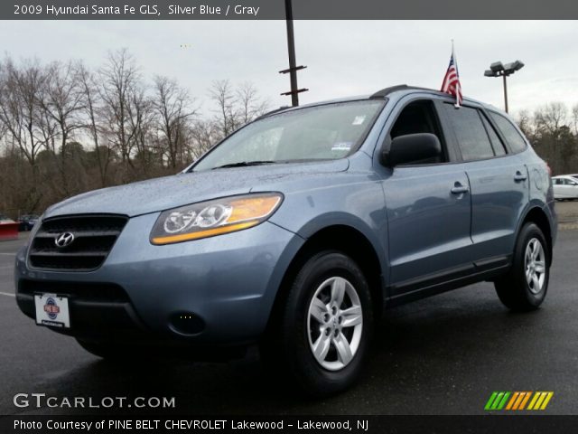 2009 Hyundai Santa Fe GLS in Silver Blue