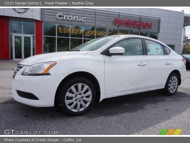 2015 Nissan Sentra S in Fresh Powder