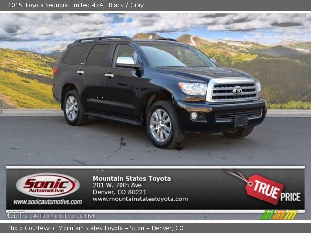 2015 Toyota Sequoia Limited 4x4 in Black
