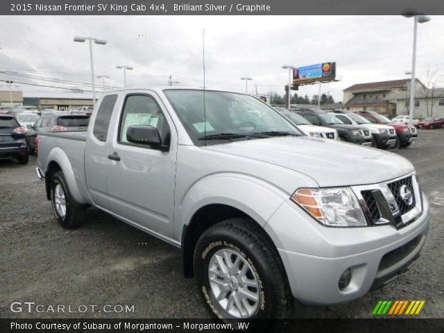 2015 Nissan Frontier SV King Cab 4x4 in Brilliant Silver