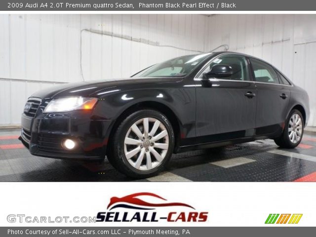 2009 Audi A4 2.0T Premium quattro Sedan in Phantom Black Pearl Effect