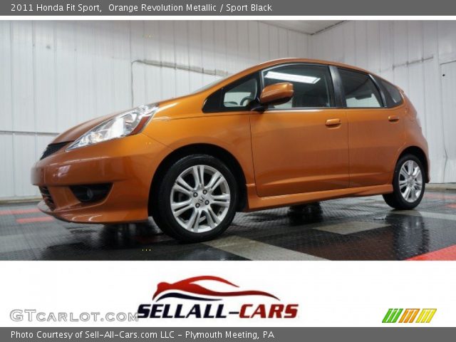 2011 Honda Fit Sport in Orange Revolution Metallic