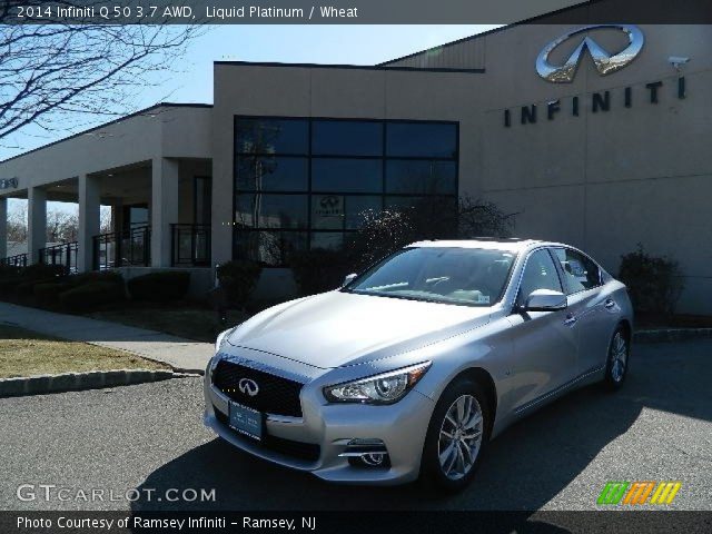 2014 Infiniti Q 50 3.7 AWD in Liquid Platinum