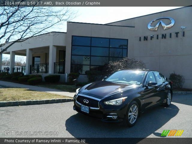 2014 Infiniti Q 50 3.7 AWD in Black Obsidian