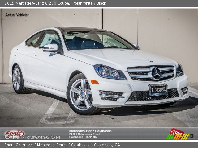2015 Mercedes-Benz C 250 Coupe in Polar White