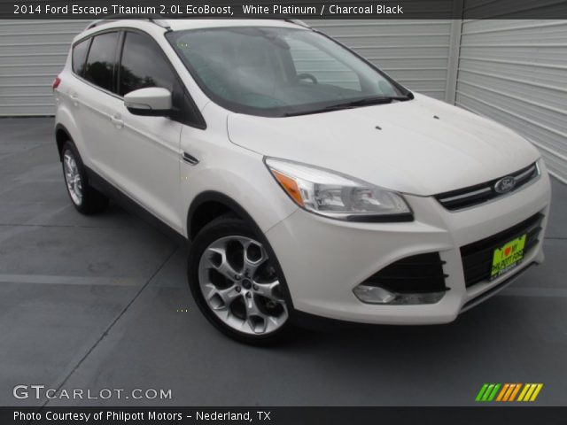 2014 Ford Escape Titanium 2.0L EcoBoost in White Platinum