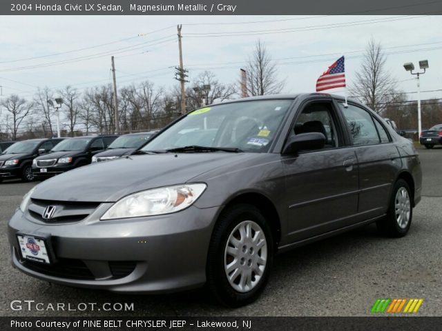 2004 Honda Civic LX Sedan in Magnesium Metallic