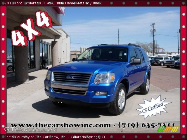 2010 Ford Explorer XLT 4x4 in Blue Flame Metallic