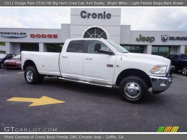2011 Dodge Ram 3500 HD Big Horn Crew Cab 4x4 Dually in Bright White