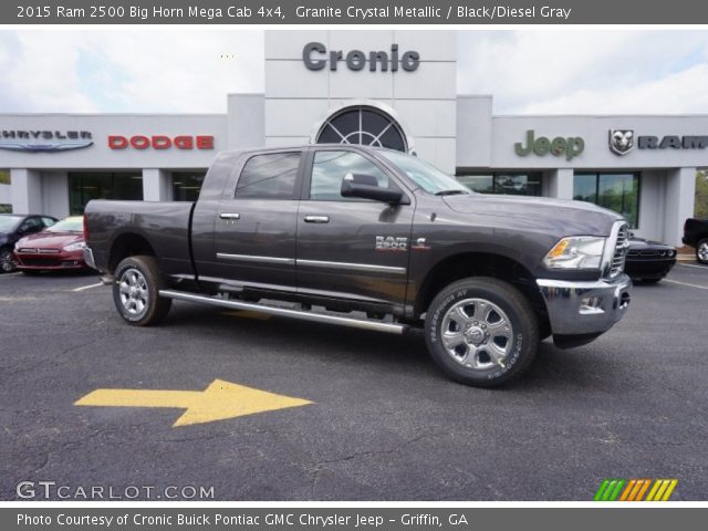 2015 Ram 2500 Big Horn Mega Cab 4x4 in Granite Crystal Metallic