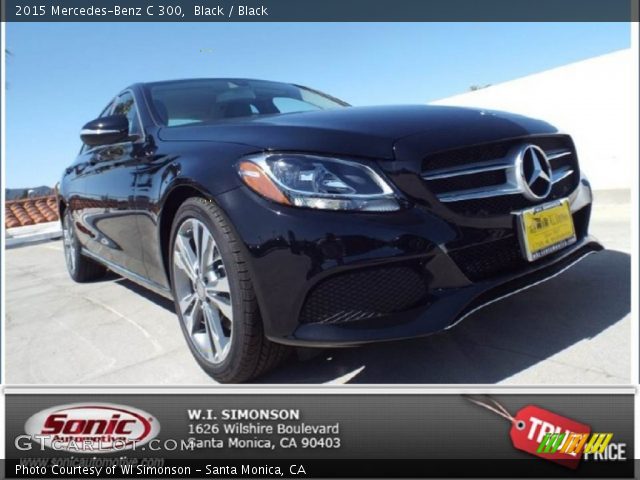 2015 Mercedes-Benz C 300 in Black