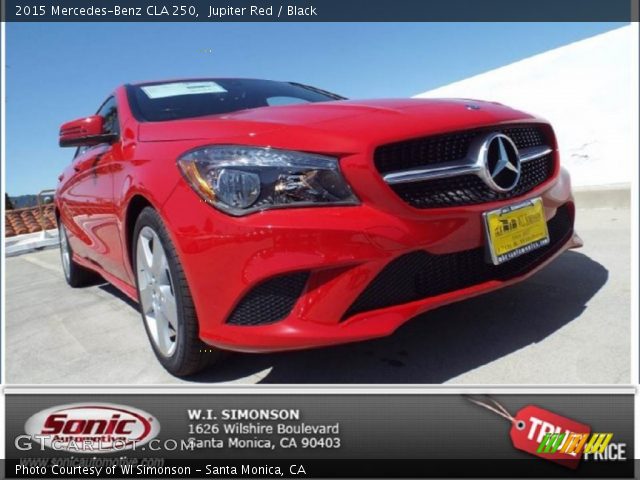 2015 Mercedes-Benz CLA 250 in Jupiter Red