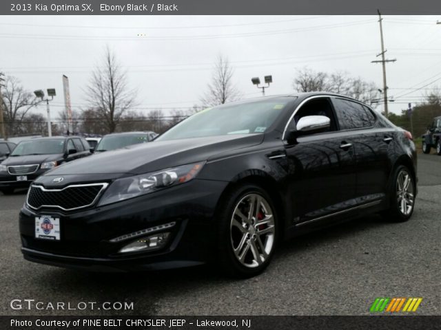 2013 Kia Optima SX in Ebony Black