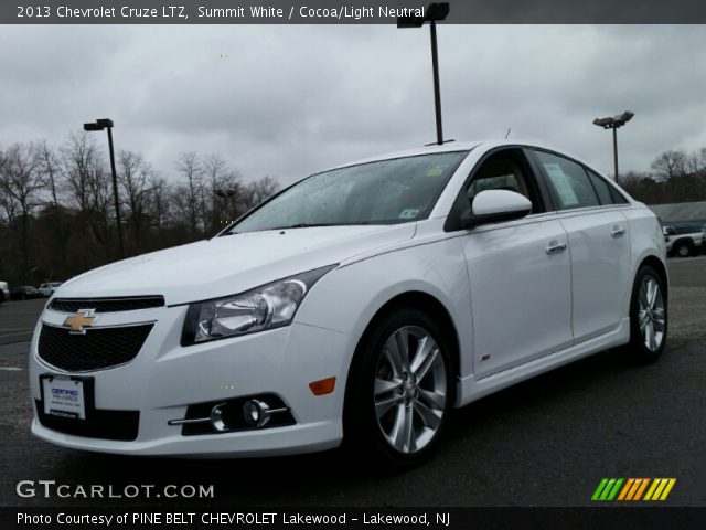 2013 Chevrolet Cruze LTZ in Summit White