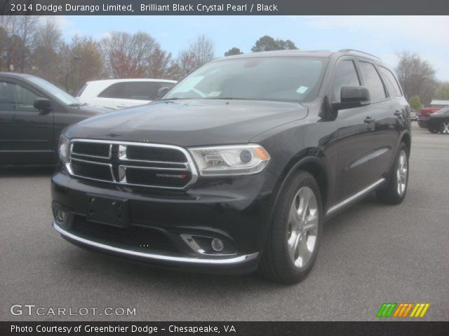 2014 Dodge Durango Limited in Brilliant Black Crystal Pearl