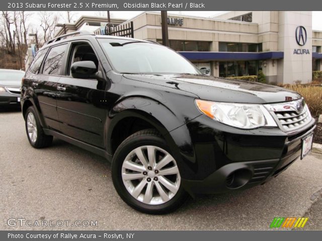 2013 Subaru Forester 2.5 X Premium in Obsidian Black Pearl