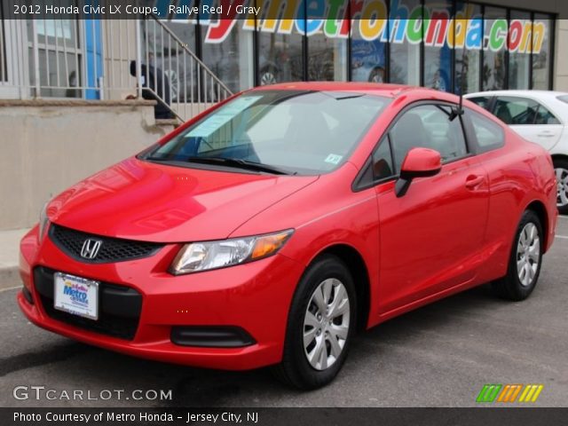 2012 Honda Civic LX Coupe in Rallye Red