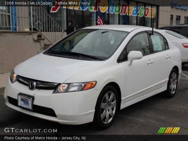 2008 Honda Civic LX Sedan in Taffeta White