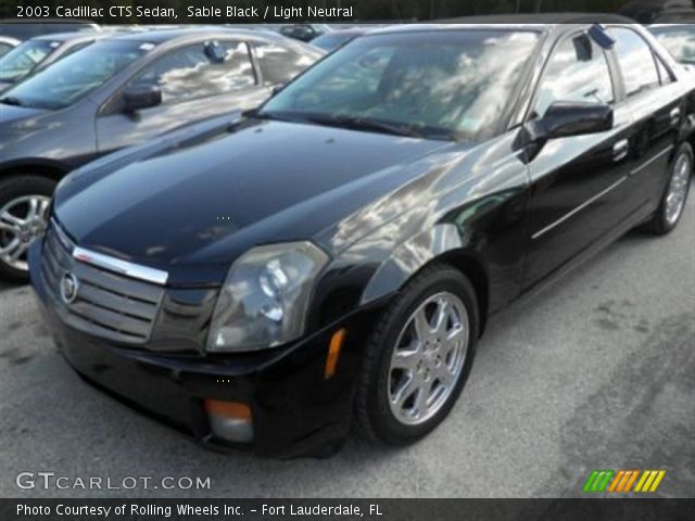 2003 Cadillac CTS Sedan in Sable Black