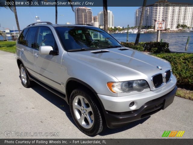 2002 BMW X5 3.0i in Titanium Silver Metallic