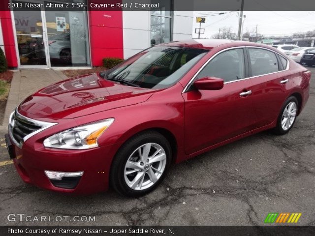 2013 Nissan Altima 2.5 SV in Cayenne Red