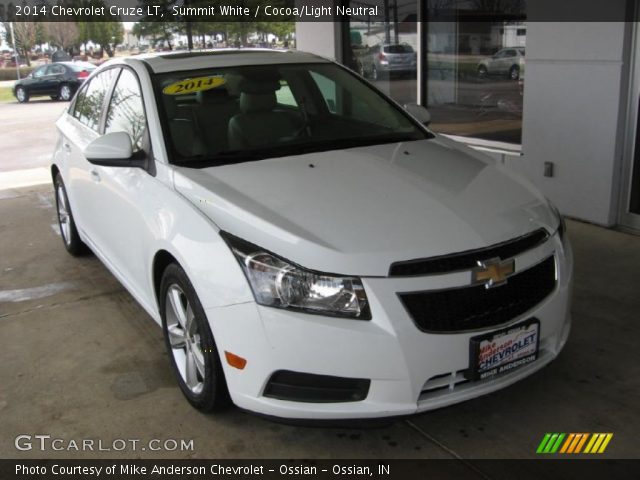2014 Chevrolet Cruze LT in Summit White