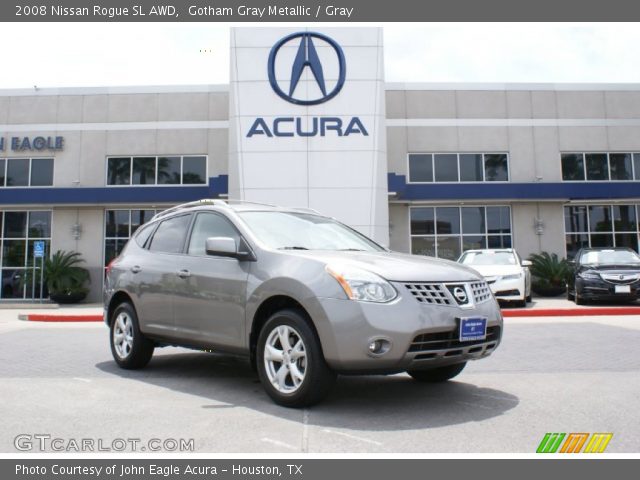 2008 Nissan Rogue SL AWD in Gotham Gray Metallic