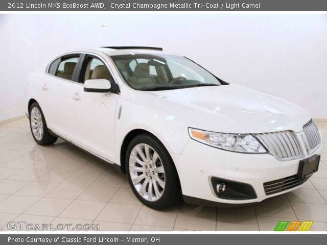 2012 Lincoln MKS EcoBoost AWD in Crystal Champagne Metallic Tri-Coat