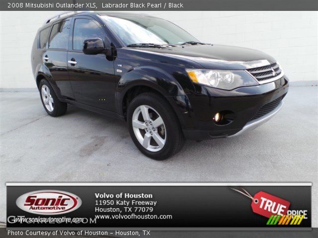 2008 Mitsubishi Outlander XLS in Labrador Black Pearl
