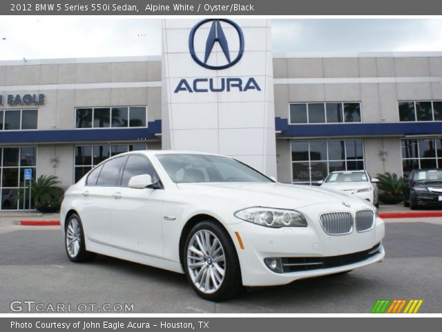 2012 BMW 5 Series 550i Sedan in Alpine White