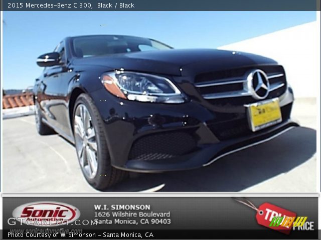 2015 Mercedes-Benz C 300 in Black