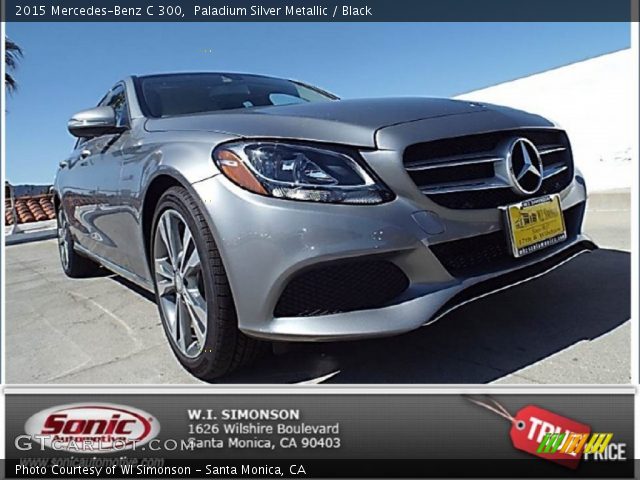 2015 Mercedes-Benz C 300 in Paladium Silver Metallic