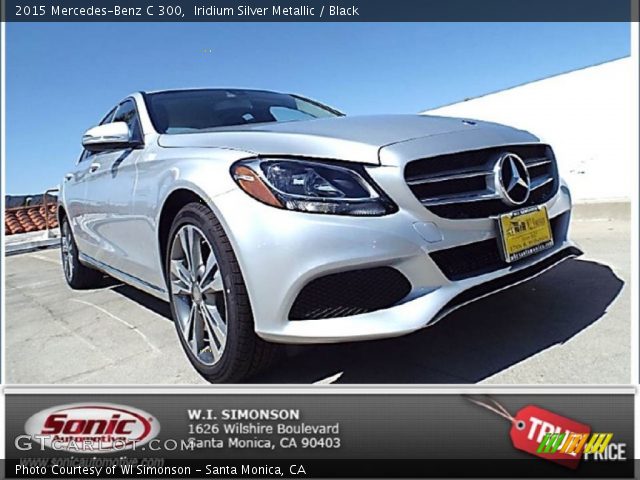 2015 Mercedes-Benz C 300 in Iridium Silver Metallic