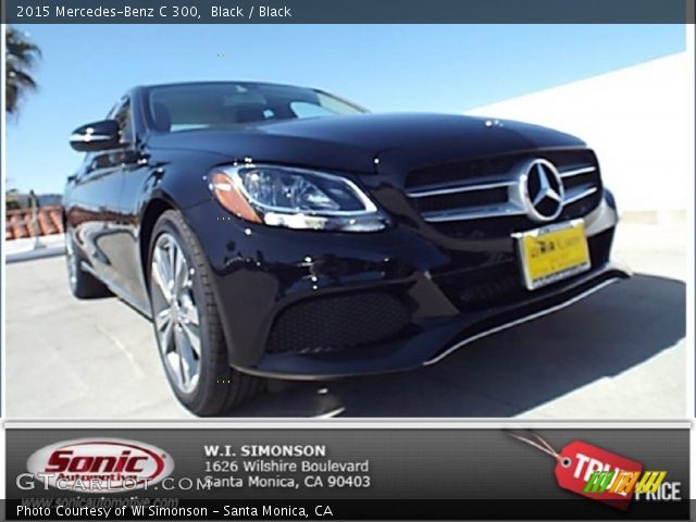2015 Mercedes-Benz C 300 in Black