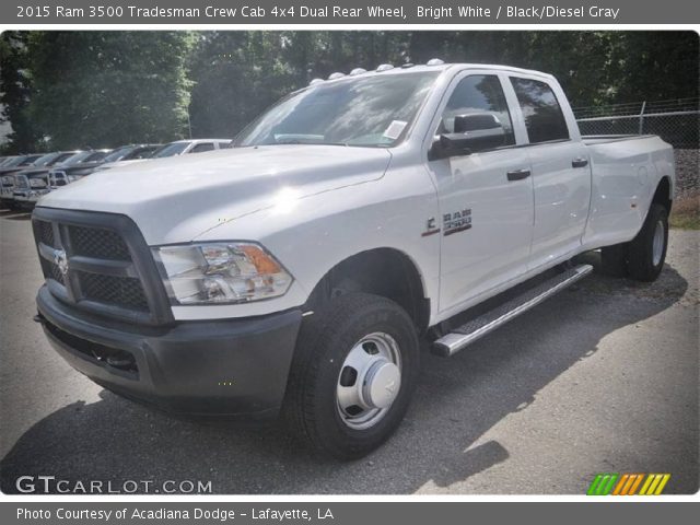 2015 Ram 3500 Tradesman Crew Cab 4x4 Dual Rear Wheel in Bright White