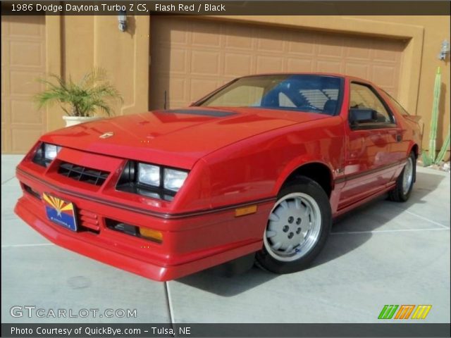 1986 Dodge Daytona Turbo Z CS in Flash Red
