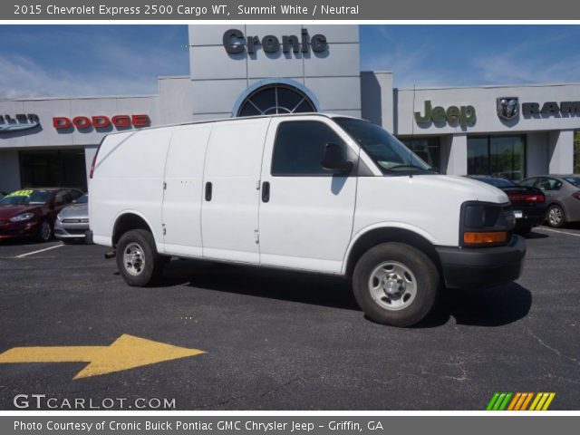 2015 Chevrolet Express 2500 Cargo WT in Summit White