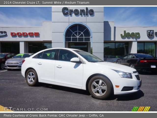 2014 Chevrolet Cruze LT in Summit White