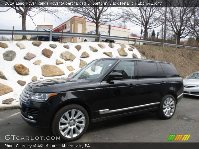 2014 Land Rover Range Rover Supercharged L in Santorini Black Metallic